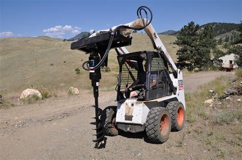 home depot skid steer rental post hole|hydraulic post hole digger rental.